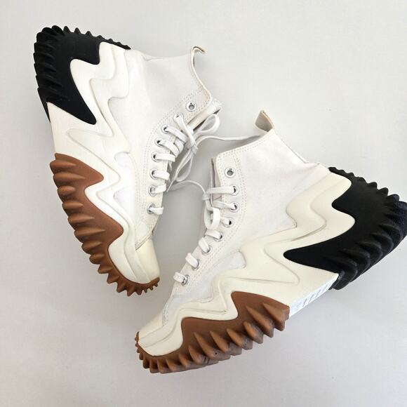 Converse Run Star Motion Platform Sneakers – Women's 9 / Men's 7.5 – White/Black - Picture 3 of 11